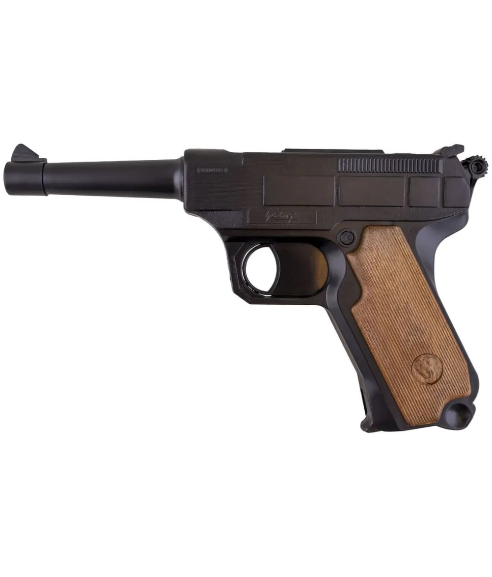 Pistol med lyddæmper