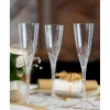 Plastik champagneglas, 6 stk