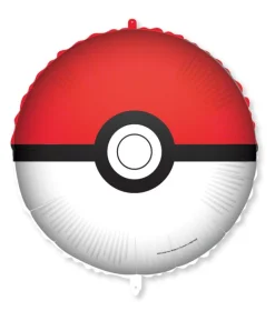 Pokeball folieballon, 46 cm