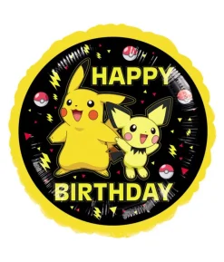 Pokemon folieballon Happy Birthday