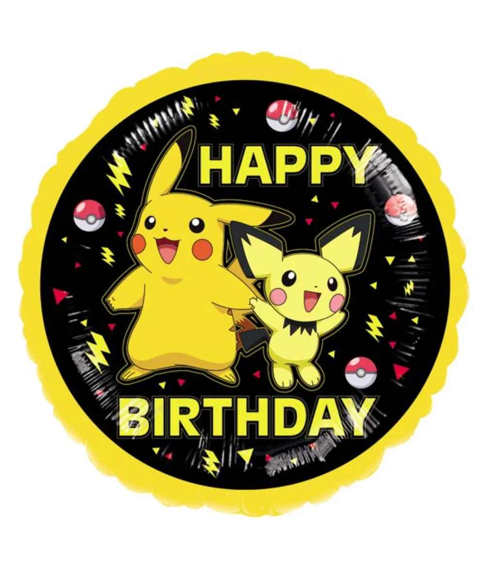 Pokemon folieballon Happy Birthday