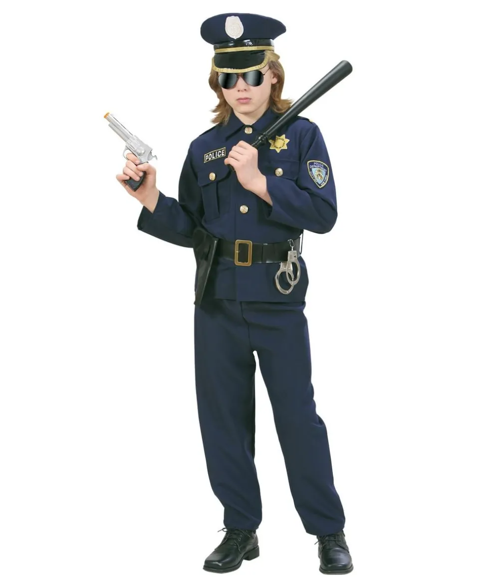 Politi kostume til drenge