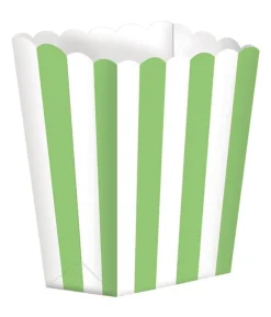 Popcorn bægre med grønne striber