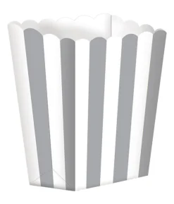 Popcorn bægre med sølv striber
