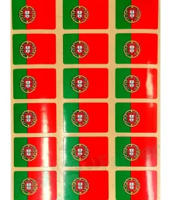 Portugal flag stickers