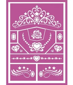 Prinsesse makeup skabelon