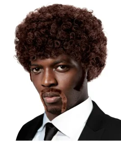 Pulp Fiction paryk med skæg
