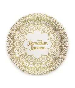 Ramadan kareem tallerkner, 8 stk