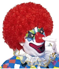 Rød afroparyk