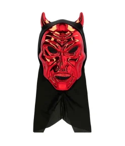Rød djævlemaske