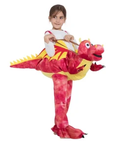 Rød Drage carry me kostume