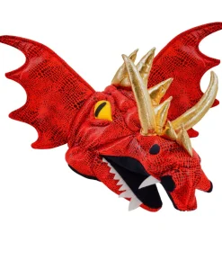 Rød drage hat