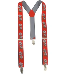 Røde edelweiss seler