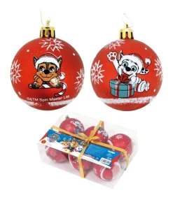 Røde julekugler Paw Patrol