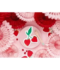 Røde rosetter, 3 stk.