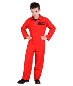 Rød fangedragt kostume
