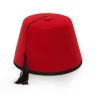 Rød Fez hat