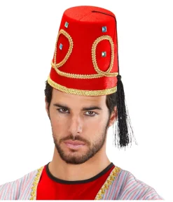 Rød Fez hat