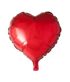 Rød folieballon, Hjerte