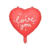 Rød hjerte folieballon, Love you
