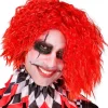 Rød joker paryk