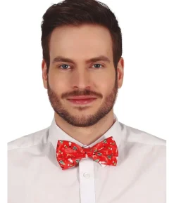 Rød julebutterfly