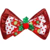 Rød julebutterfly