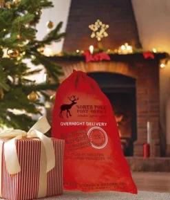 Rød julemandssæk