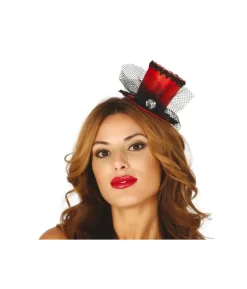 Rød mini hat