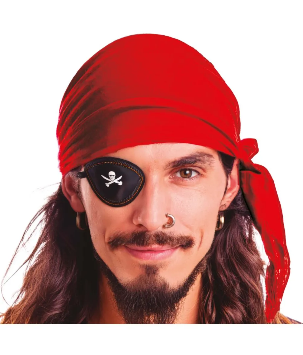 Rød pirat bandana