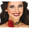 Rød rose choker