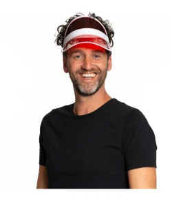 Rød solskærm
