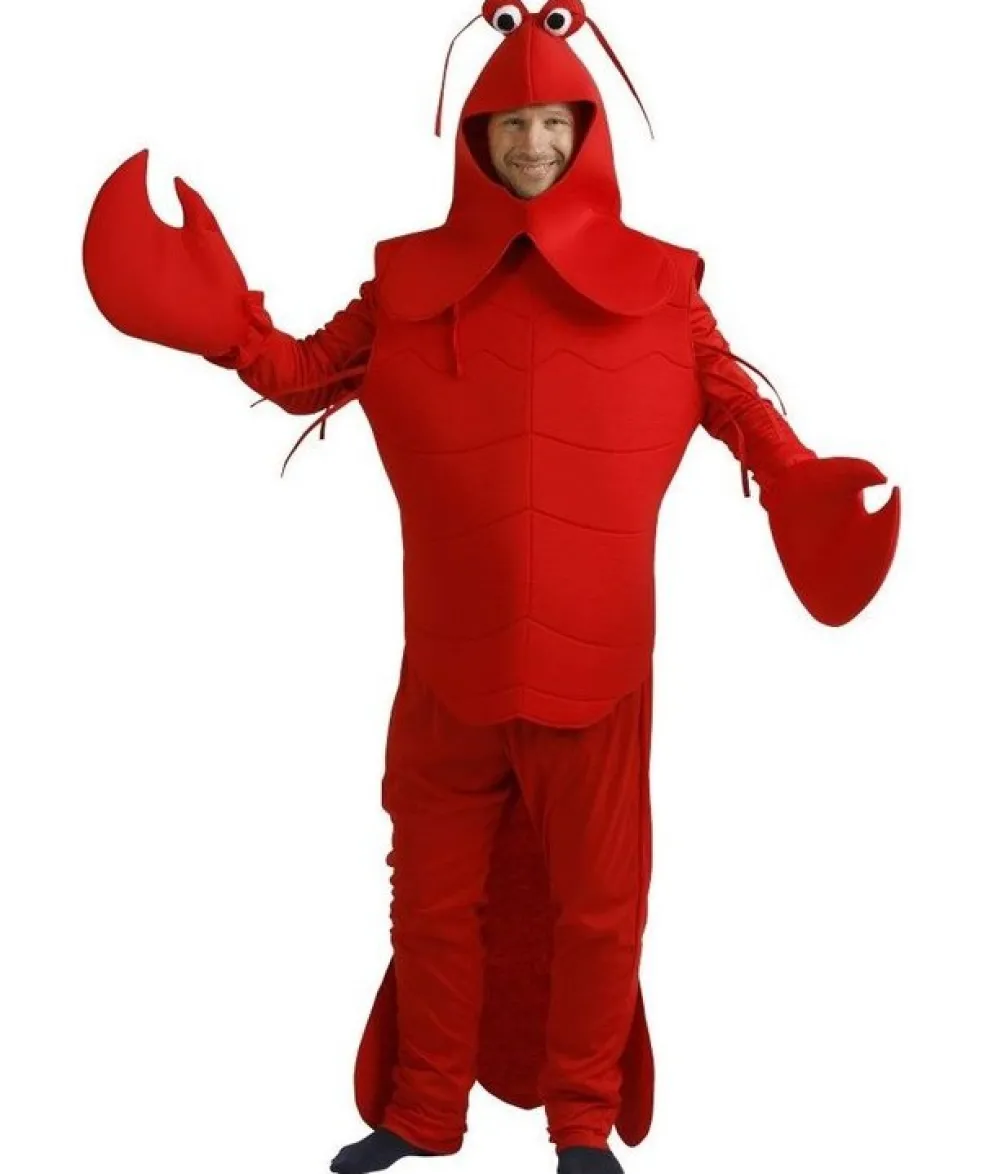Rødt Krebs kostume