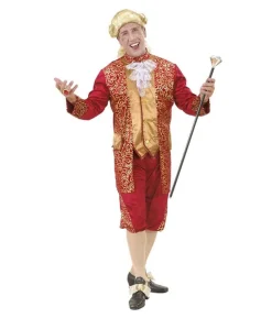 Rødt Marquis kostume
