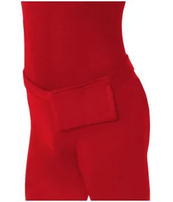 Rødt skinsuit
