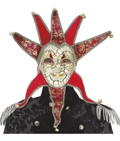 Rød venedisk maske