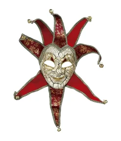 Rød venedisk maske