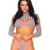 Regnbue bikini sæt