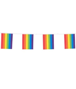 Regnbue flagguirlande