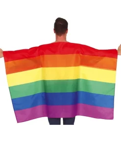 Regnbue flagkappe