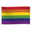 Regnbue flag, 150 x 90 cm
