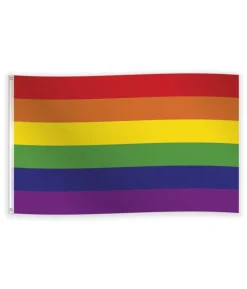 Regnbue flag, 150 x 90 cm