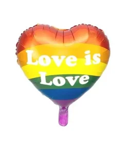 Regnbue folieballon love is love