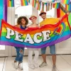 Regnbue Peace banner