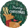 Rensdyr folieballon Merry Christmas