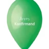 Årets konfirmand ballon, grøn
