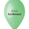 Årets konfirmand ballon, mintgrøn