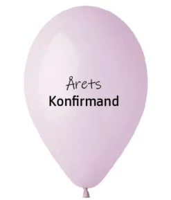 Årets konfirmand ballon, syren