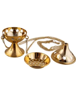 Røgelsebrænder, guld