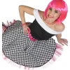 Rock´n Roll skirt sort/hvid